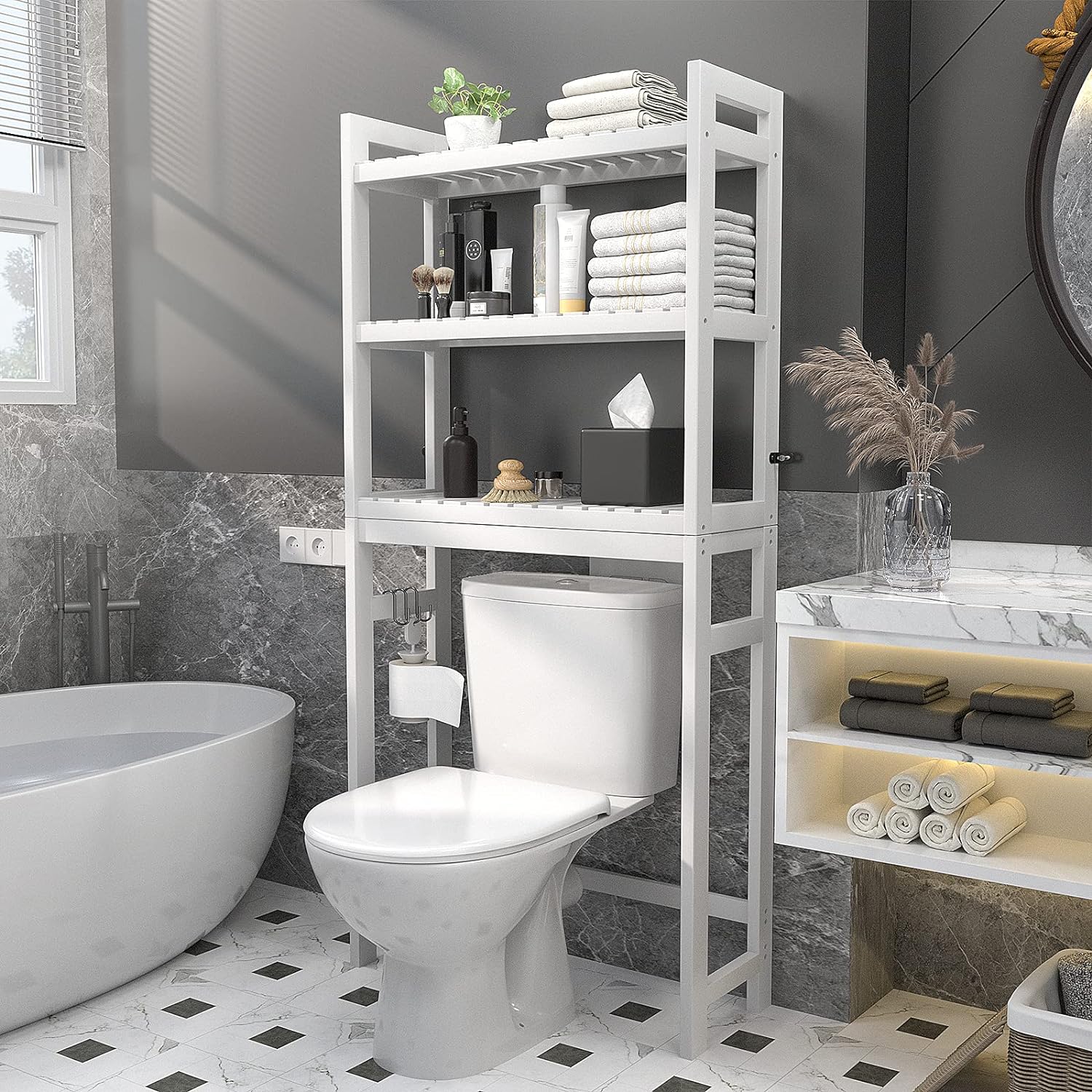 Renter-Friendly Bathroom Organizers That Need Zero Drilling